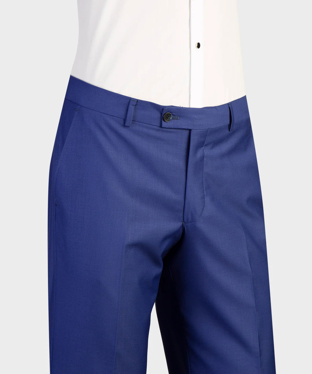 Sapphire Blue 2-piece Shawl Lapel Tuxedo with Belt for Prom