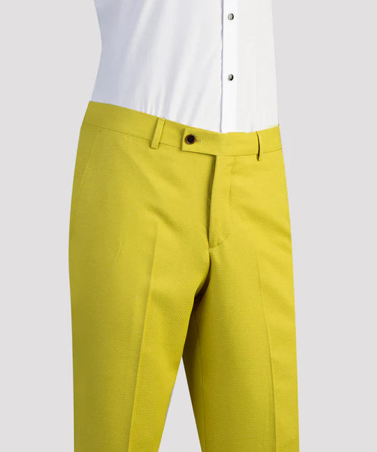 Mustard Yellow 2-piece Shawl Lapel Tuxedo with Belt for Prom