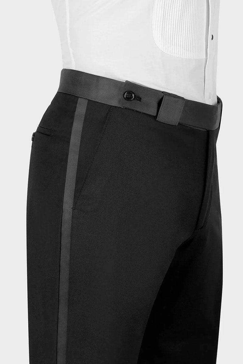 Black 3-piece Shawl Lapel Single Breasted Tuxedo