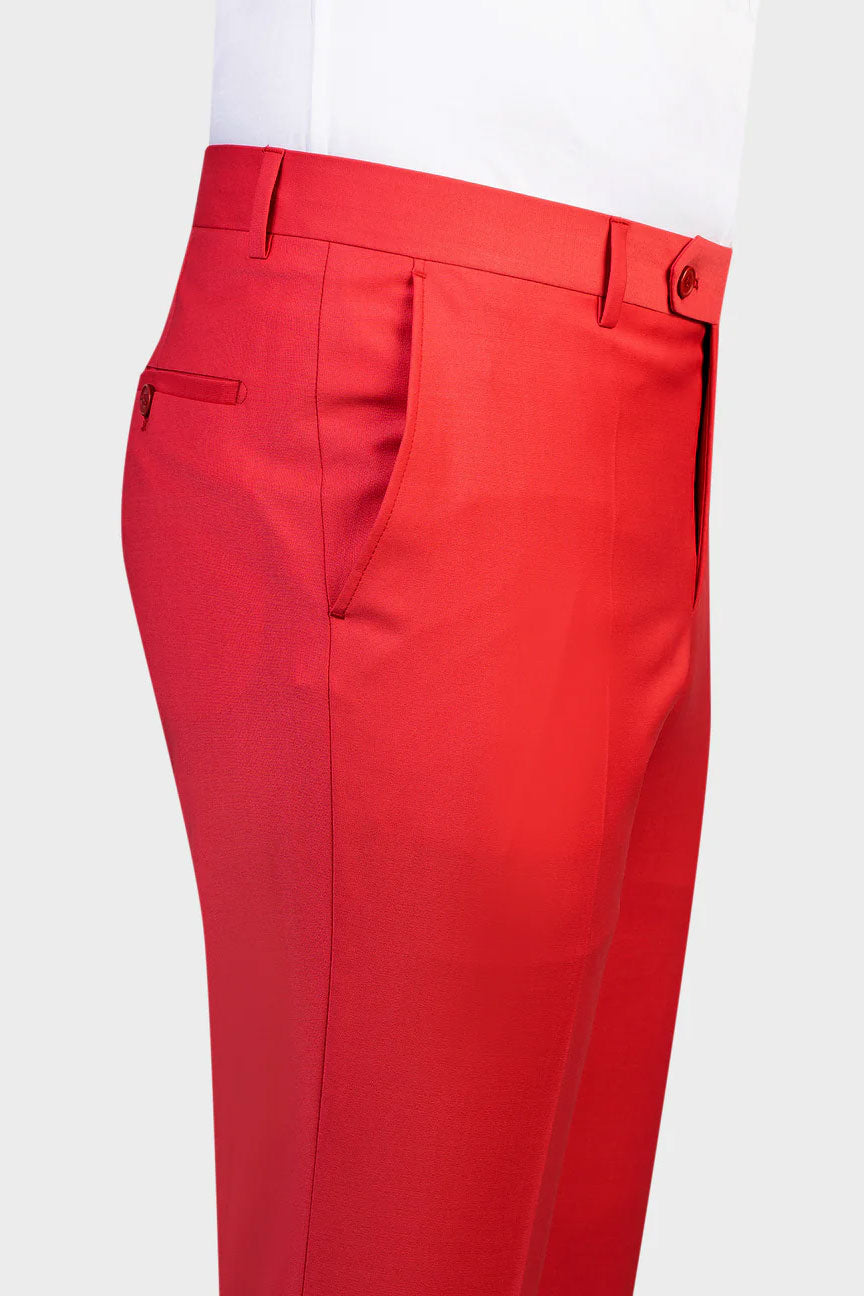 Men's Modern 3-piece Tuxedo in Red