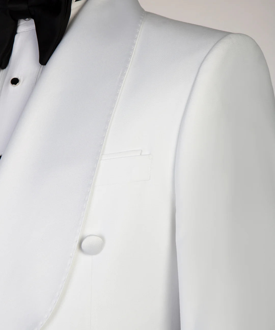 White 2-piece Double-breasted Suit