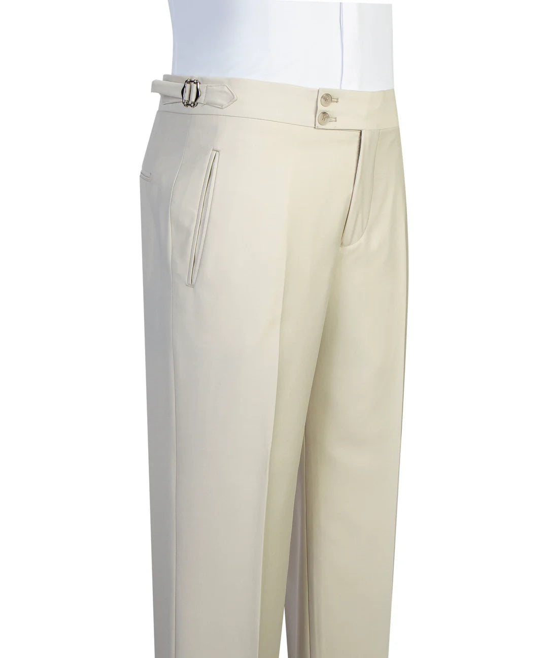 Ivory 3-piece Peak Lapel Single-breasted Suit