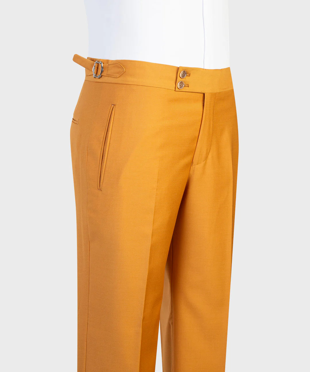 Orange 3-piece Single-breasted Suit