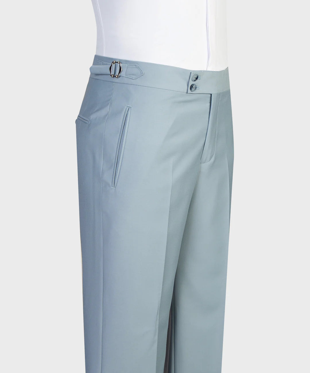 Ice Blue 3-piece Single-breasted Suit
