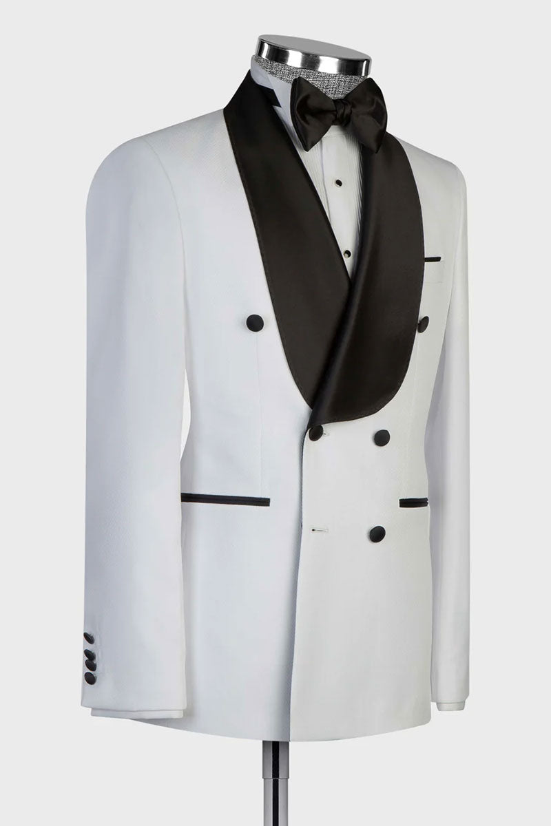 White Shawl Lapel 2-piece Tuxedo