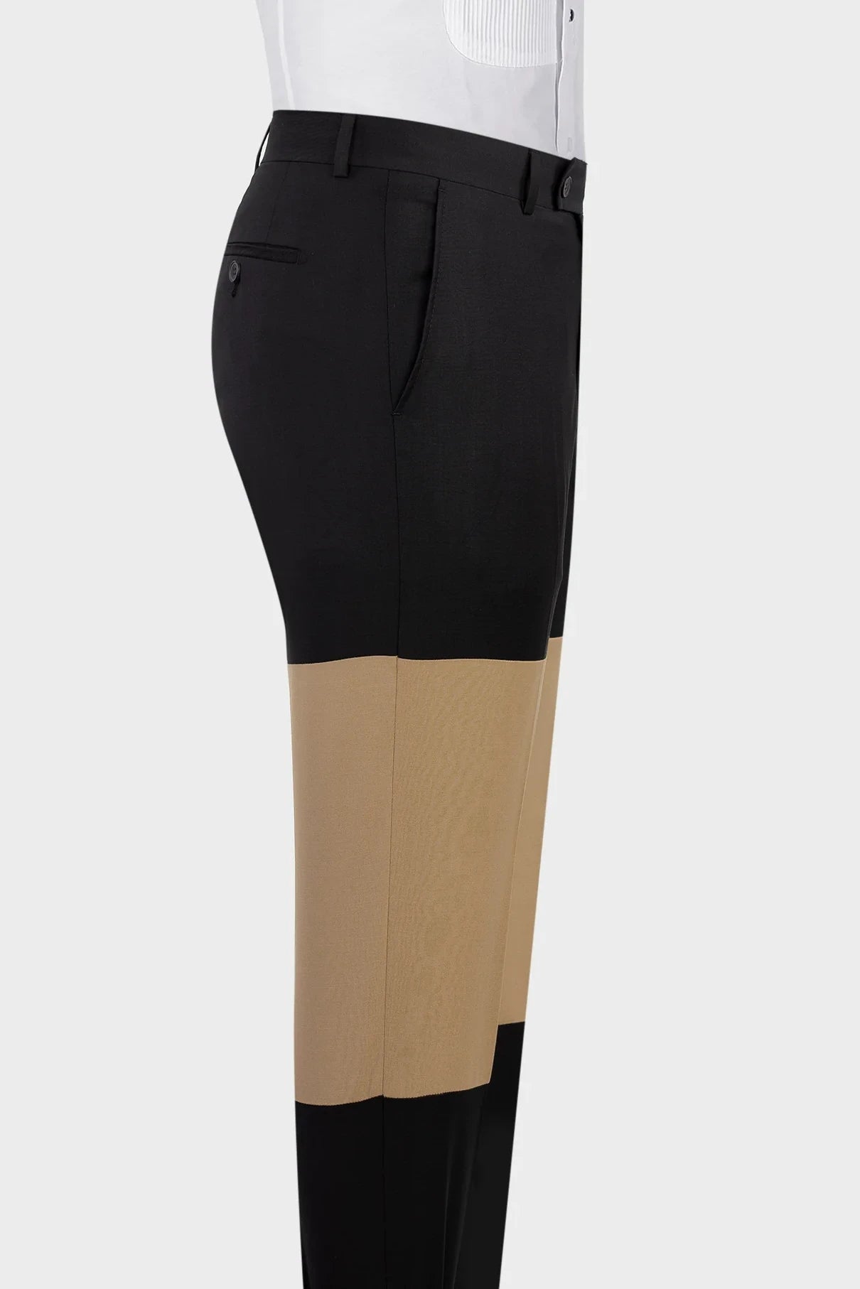 Two-tone Double-breasted 2-piece Suit