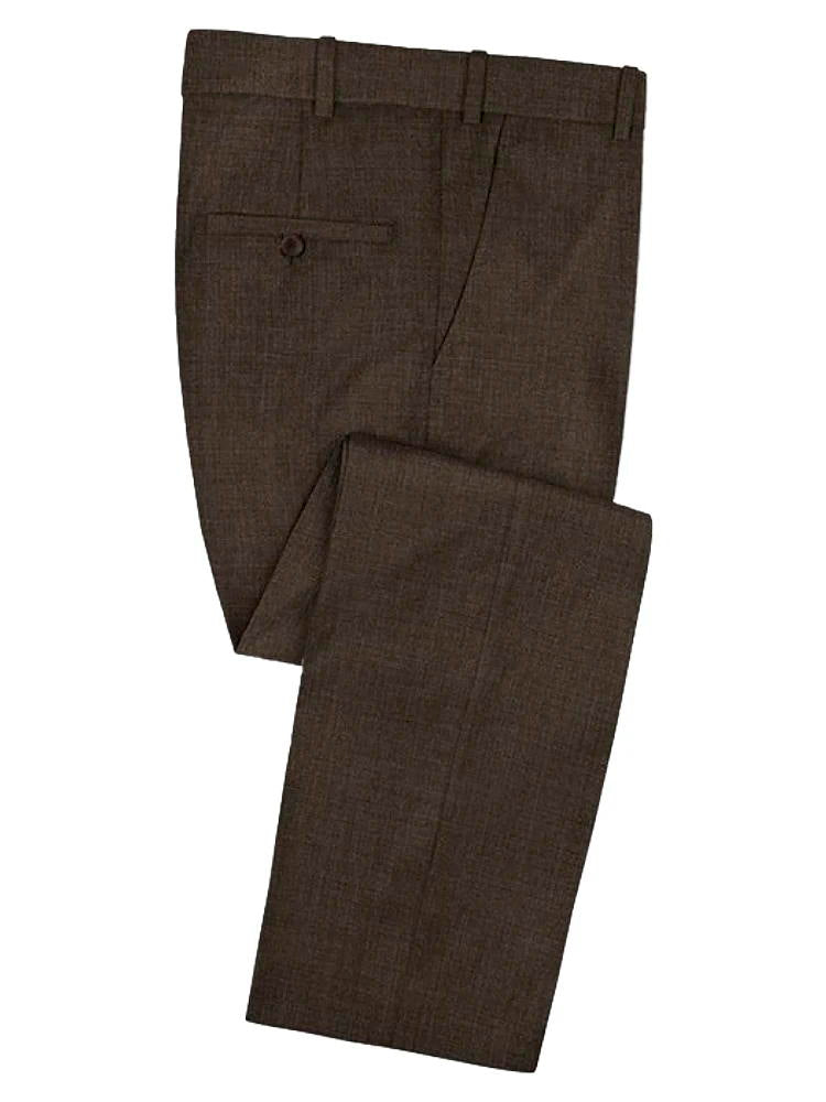 Men's Brown Business Formal Suit
