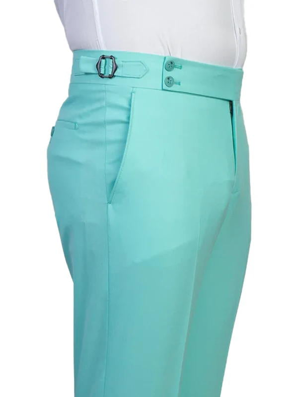 Cyan Three Pieces Peaked Lapel Prom Suits