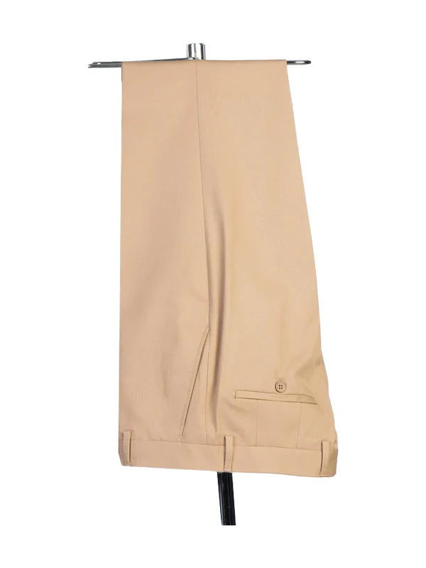 Khaki 3 Piece Classic Notch Lapel Suit