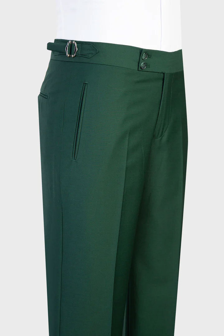 Wide Lapel 3-piece Suit in Green