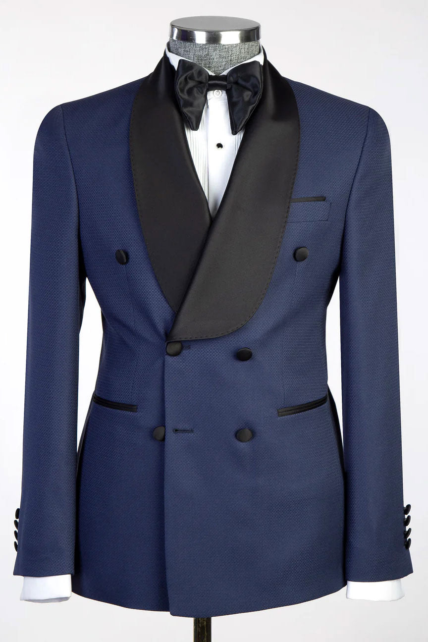 Navy 2-piece Shawl Lapel Tuxedo for Prom