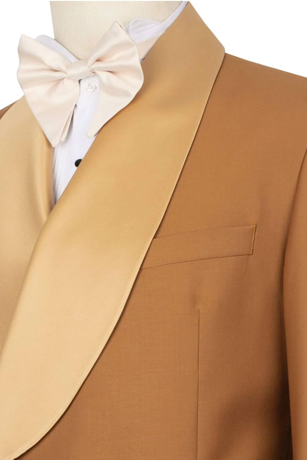 Brown Double-breasted 2-Piece Tuxedo for Men