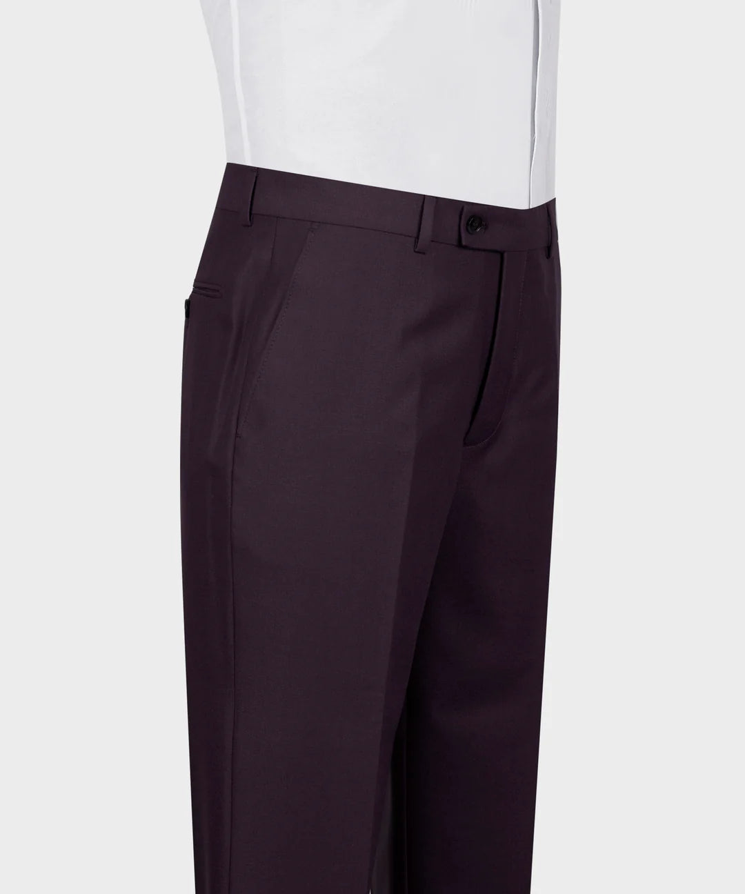 Burgundy 2-piece Peak Lapel Suit for Prom