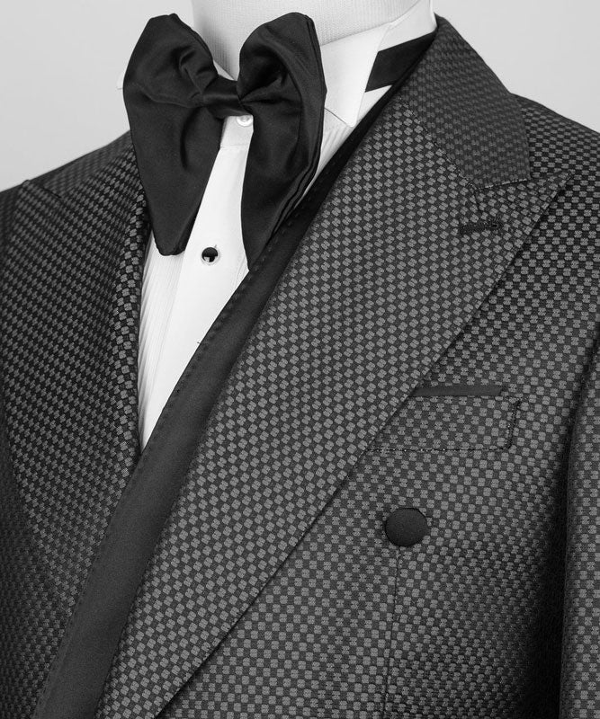 Black 2-piece Double-breasted Outfit