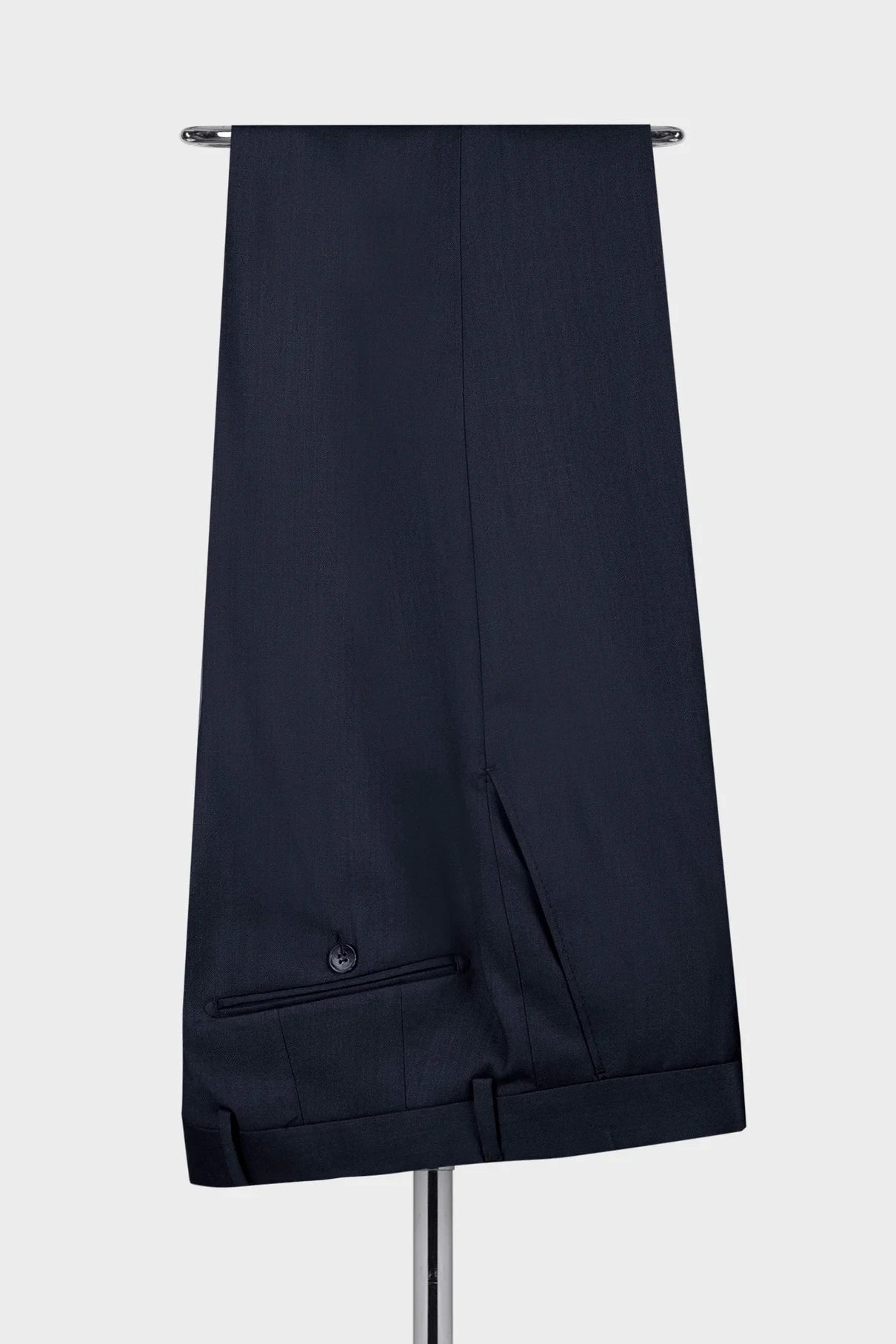 Latest Peaked Lapel Navy Blue Double Breasted Suit for Prom