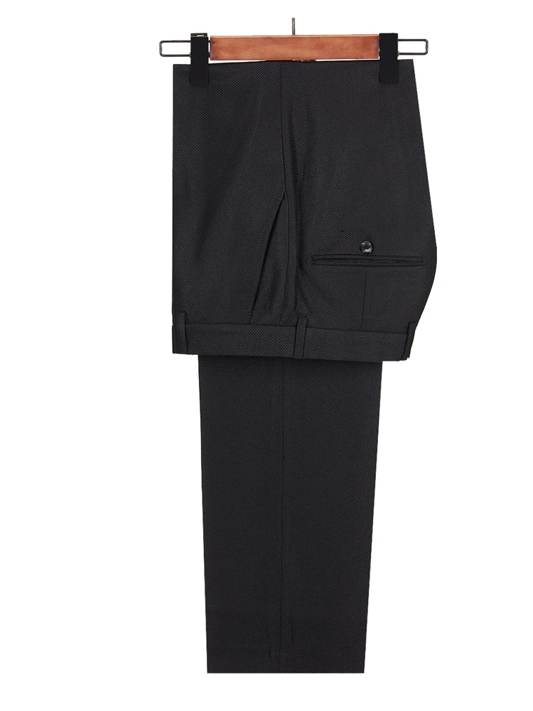 Fashion Black 2 Piece Peak Lapel Special Design Tuxedo