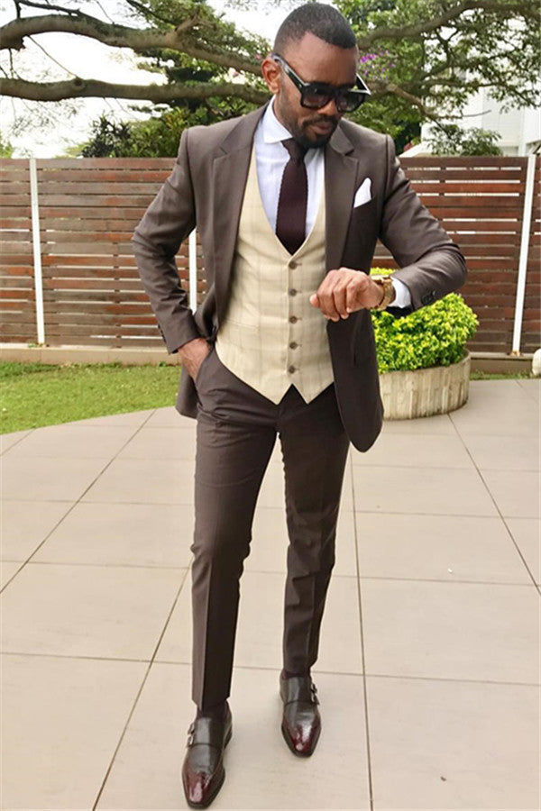 Custom-fit Formal Men's Business Suits Slim Fit Groomsmen Prom Suits
