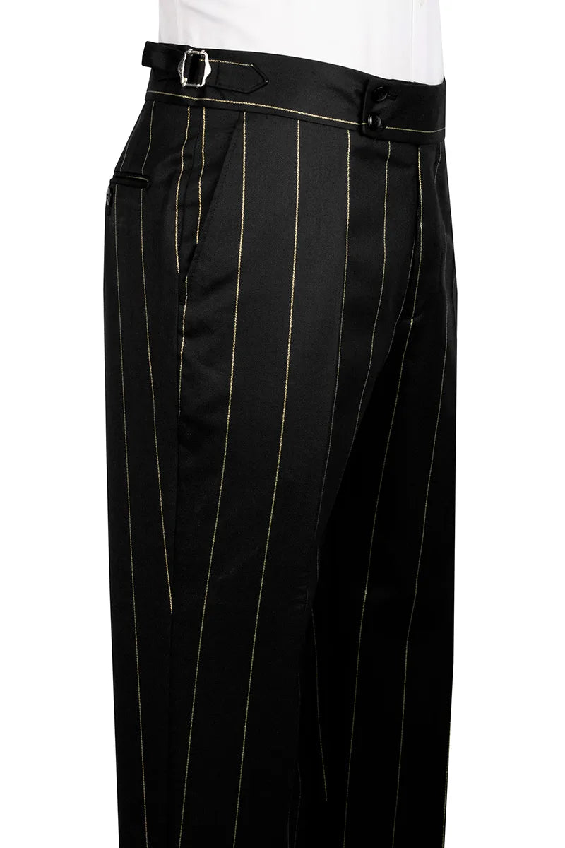 Striped Double-breasted 2-piece Suit