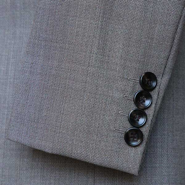 Luxury Grey Peaked Lapel Single Breasted 3-piece Suits