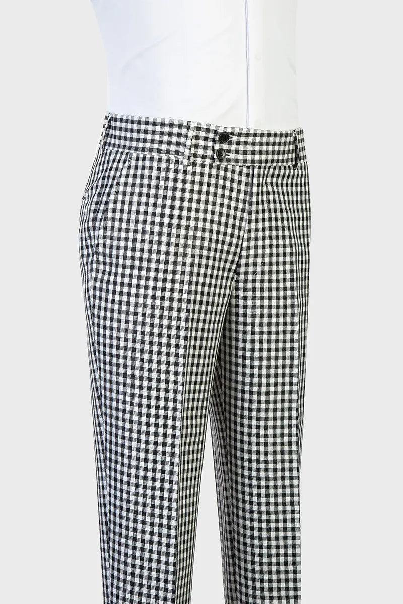 The Micro-check 3-piece Suit