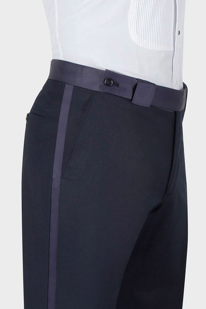Navy 3-piece Shawl Lapel Single Breasted Tuxedo
