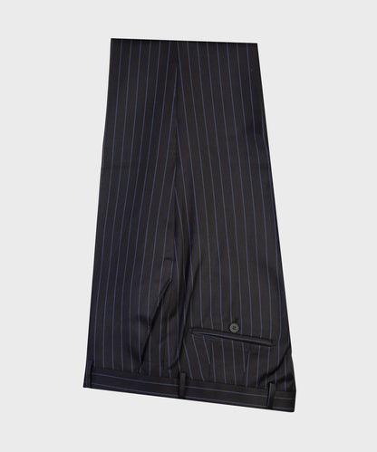 Black Stripe 2-piece Double-breasted Suit