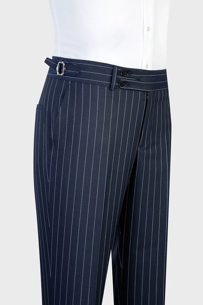 Stripe Wide Lapel 3-piece Prom Suit