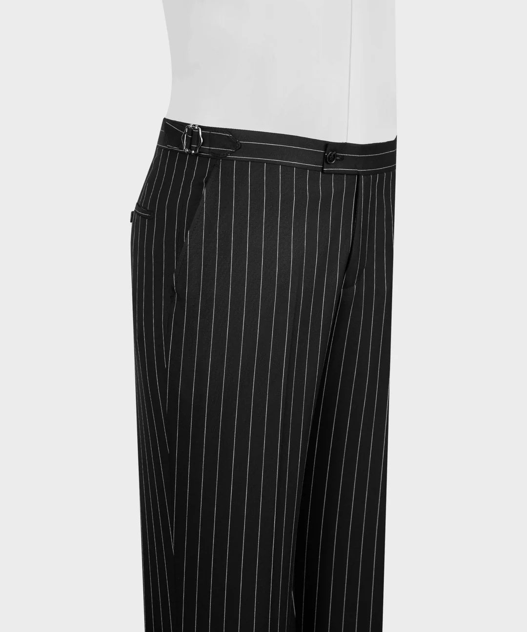 Black Stripe 2-piece Double-breasted Suit