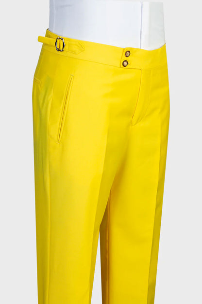 Men's Modern 3-piece Suit in Yellow