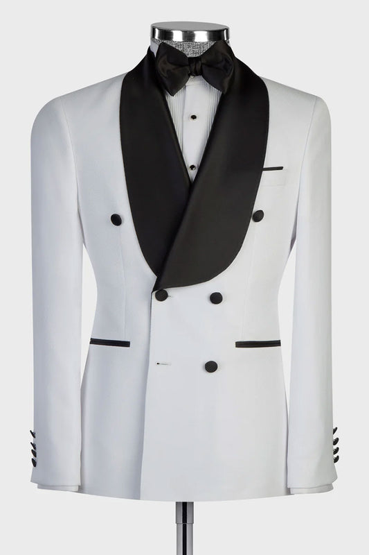 White Shawl Lapel 2-piece Tuxedo