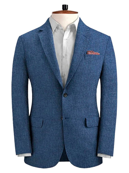 Blue Business 2 Piece Single Breasted Suit