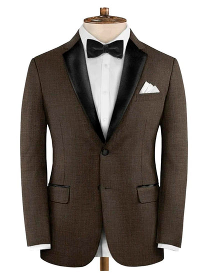 Men's  Brown Business Formal Suit