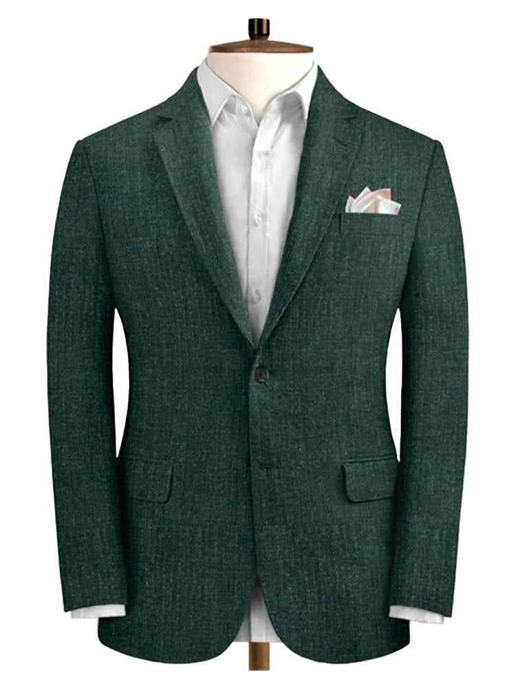 Green Business 2 Piece Single Breasted Suit