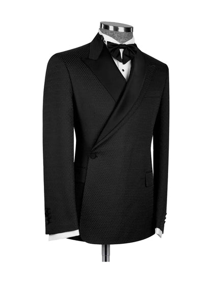 Black 2 Piece One Button Tuxedo