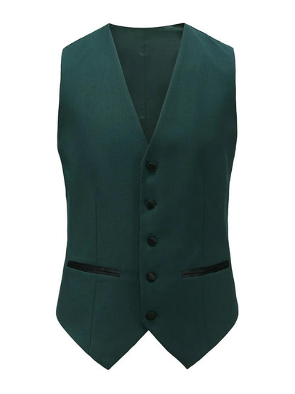 Green Prom Slim Fit Tuxedo 3 Piece Suit