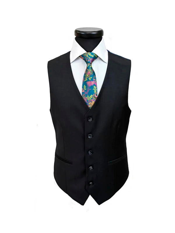 Black 3 Piece Classic Slim Fit Suit