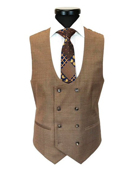 Light Brown 3 Piece Classic Luxury Suits