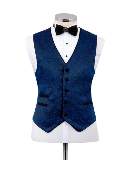 Navy Blue Prom Slim Shawl Lapel Suits