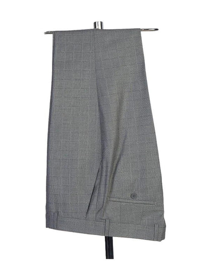 Grey Peak Lapel Double Breasted Gold Button Suit