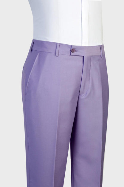 Double-breasted 2-piece Suit in Purple