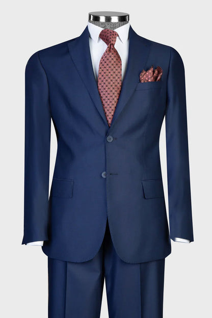 Men's Navy 2-piece Suit for Business