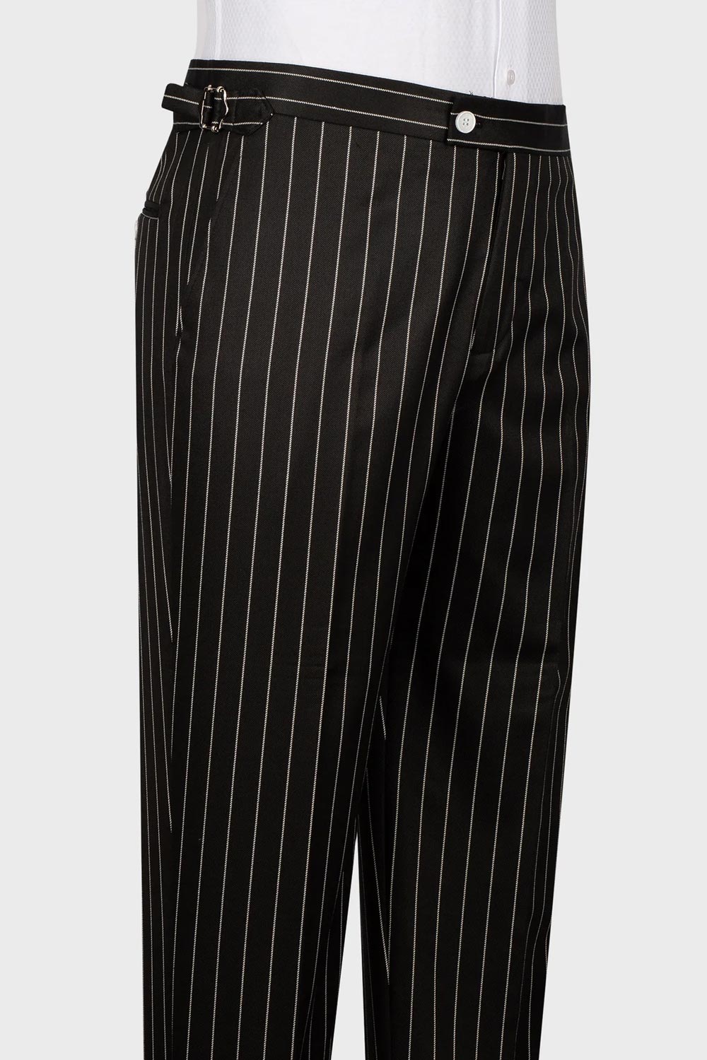 Stripe 3-piece Suit in Black