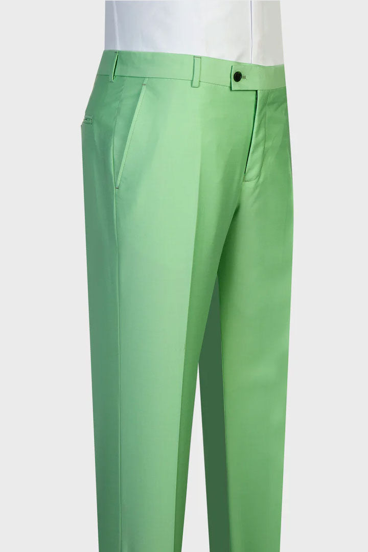 Double-breasted 2-piece Suit in Green