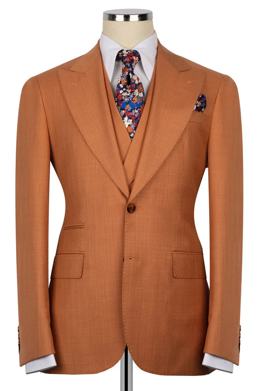 Wide Lapel 3-piece Suit