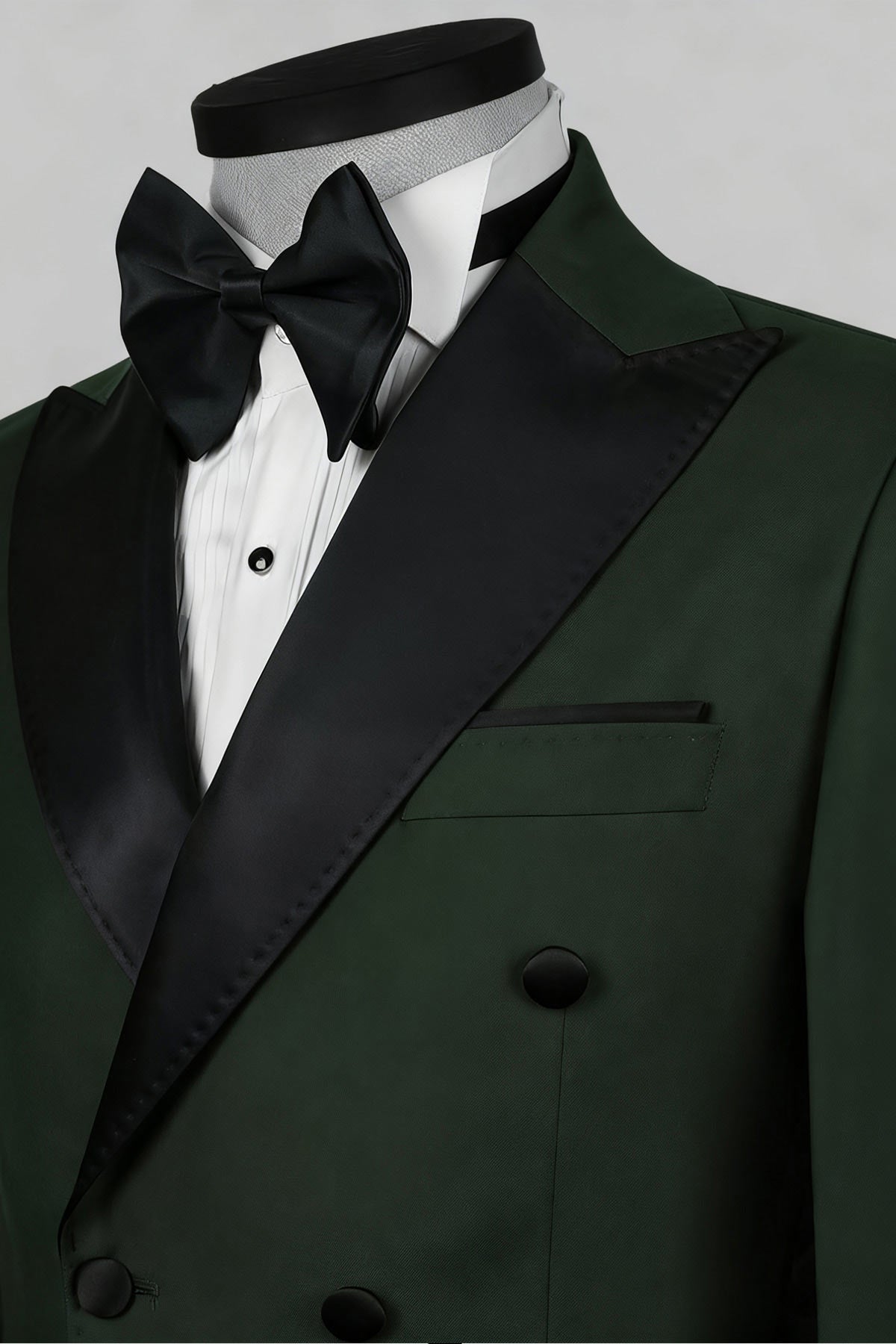 Green Double-breasted 2-Piece Tuxedo