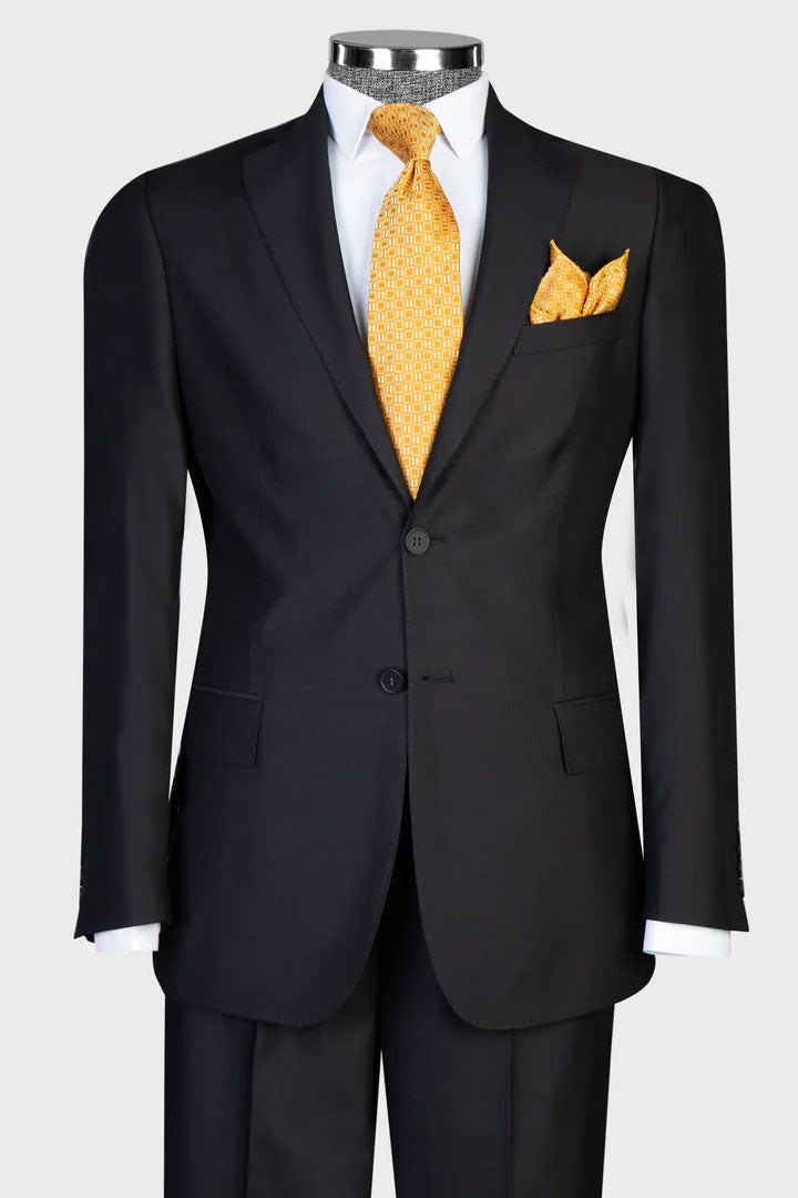 Men's Notch Lapel 2-piece Suit for Business