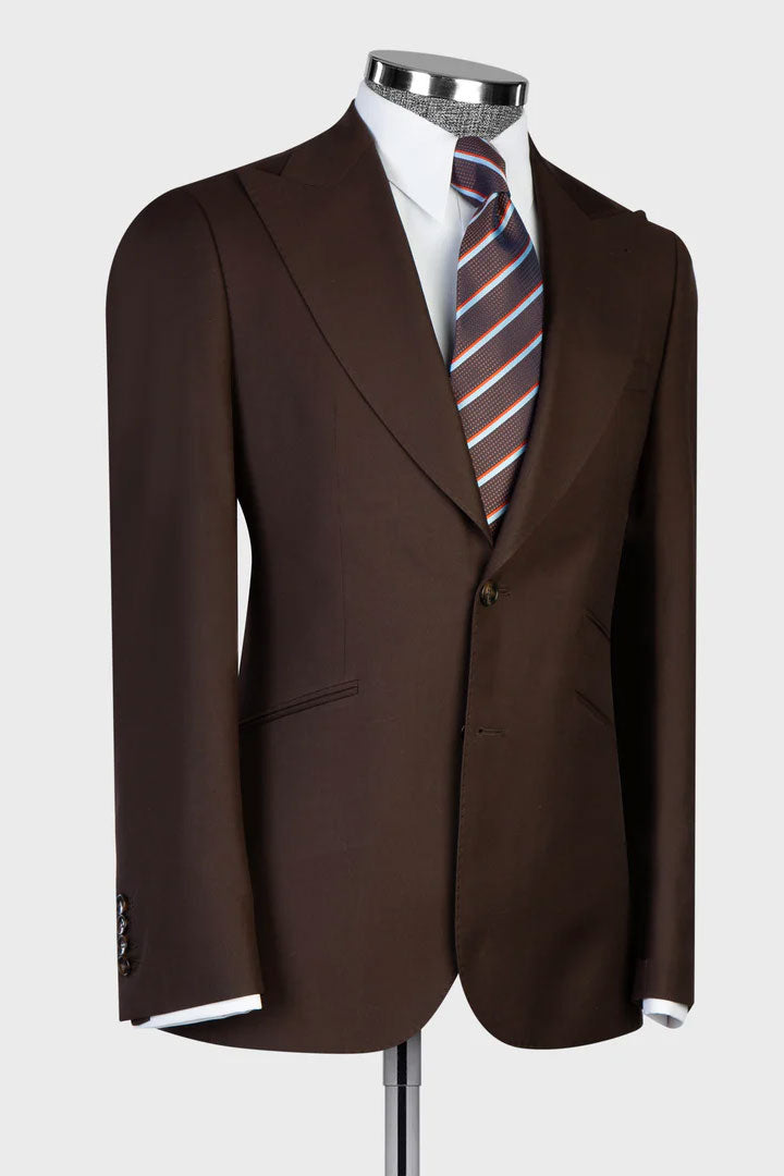 Chic Wide Peak Lapel 3-piece Suit