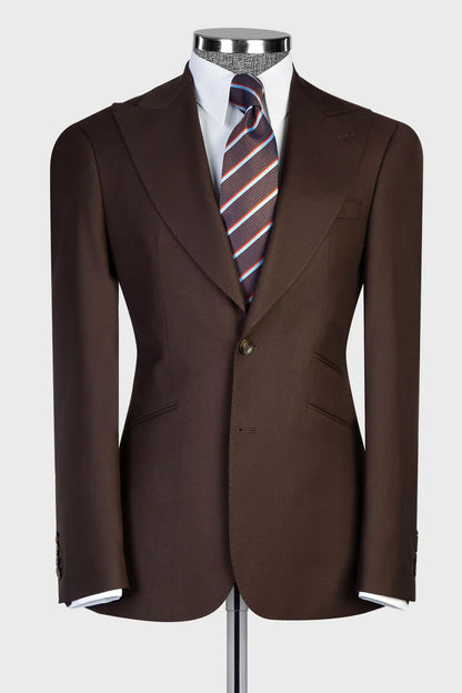 Chic Wide Peak Lapel 3-piece Suit
