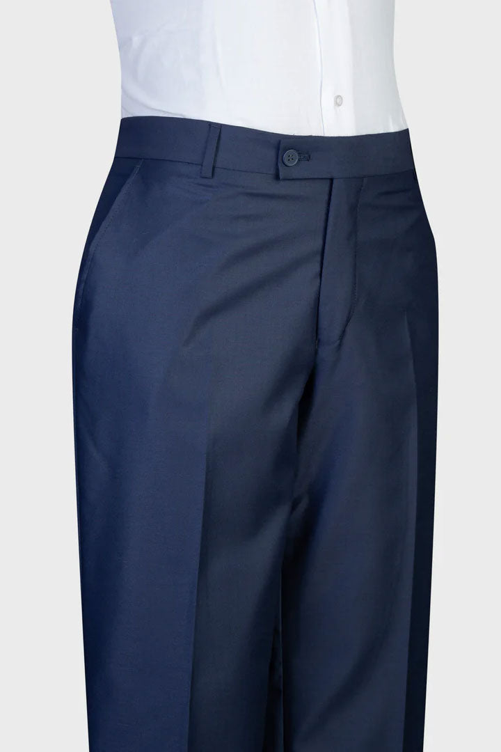 Men's Navy 2-piece Suit for Business