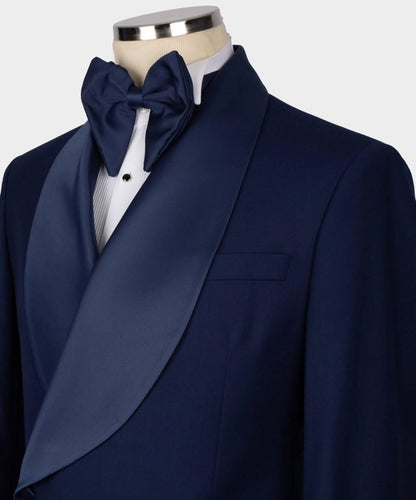 Navy Blue 2-piece Shawl Lapel Tuxedo